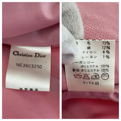Dior tailored jacket wool pink Frill No size listed