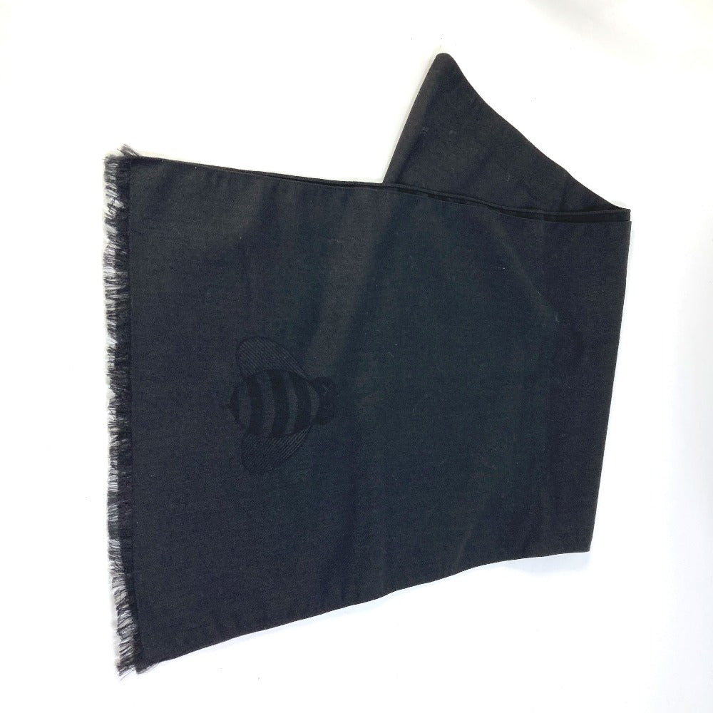Dior Scarf Wool, Silk black KAWS collaboration KAWS BEE design bee Women