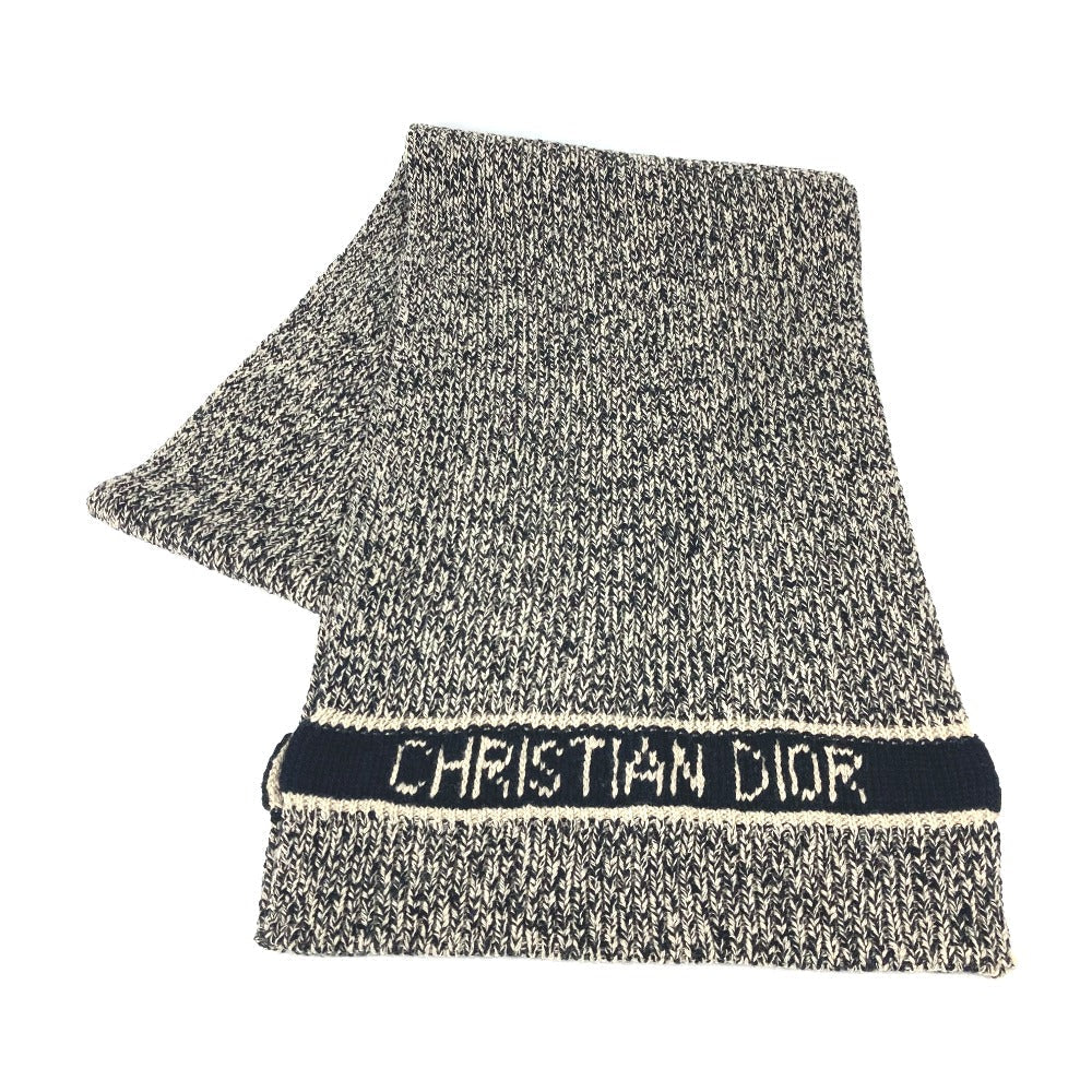 Dior Scarf 25DWI214S007 Wool / cashmere black logo Women(Unisex)