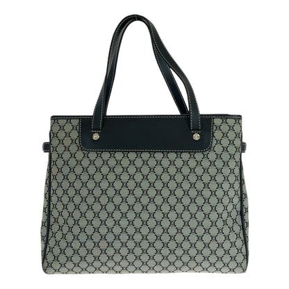 CELINE Tote Bag CE00/24 Canvas, Leather Grey Black SilverMetal Tote Bag handbag Macadam Women