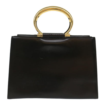 Luxury CELINE Hand Bag Leather Black  50187