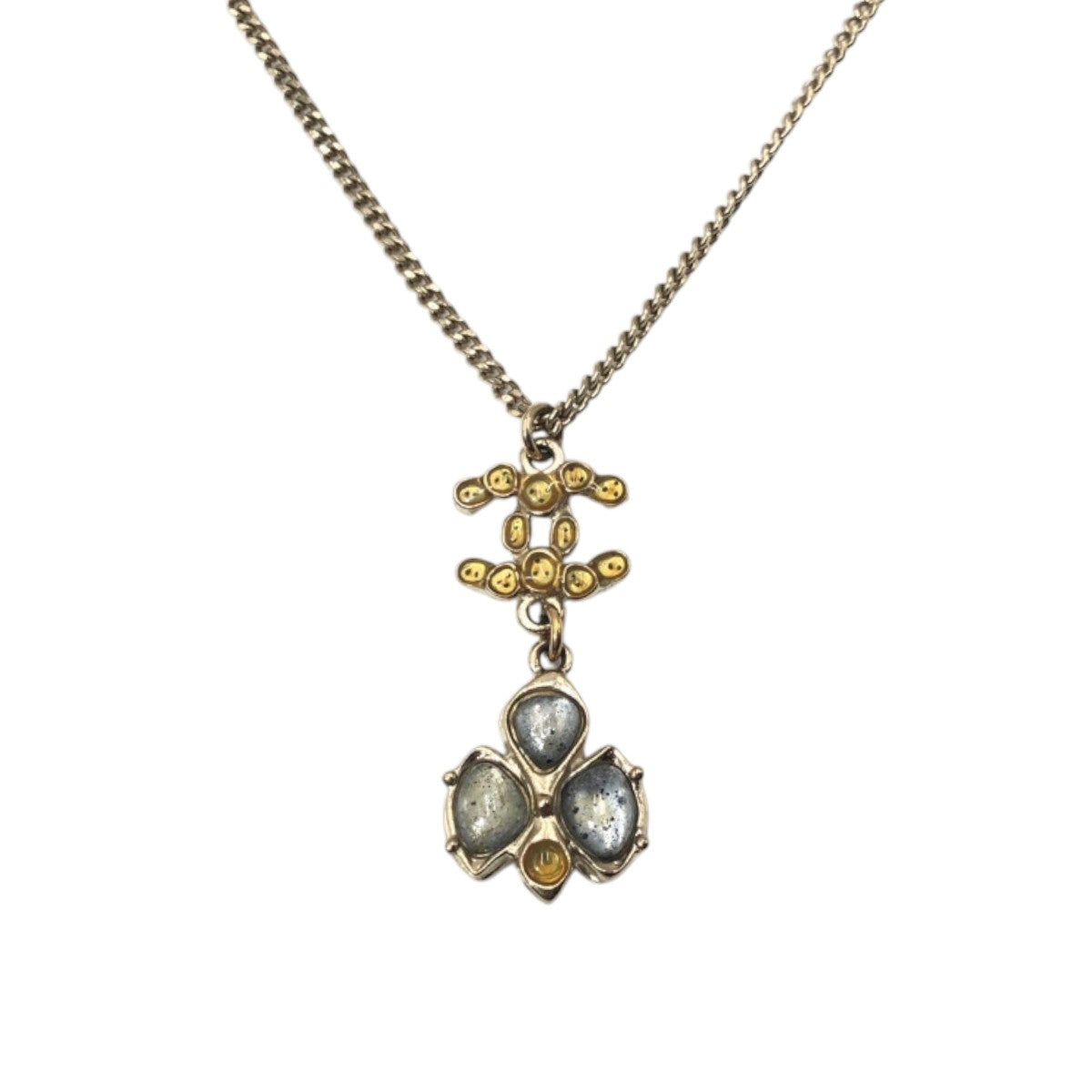 CHANEL Necklace metal gold COCO Mark Women