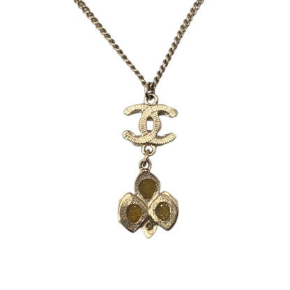 CHANEL Necklace metal gold COCO Mark Women