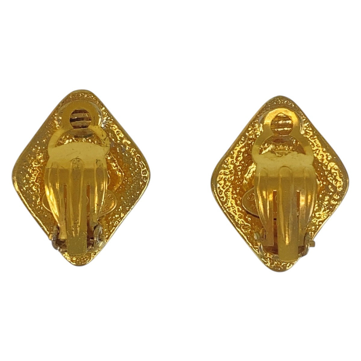 CHANEL Earring plating Gold gold COCO Mark Women