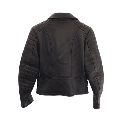 CELINE Riders jacket 251904533 leather Black SilverMetal Riders jacket Leather jacket Phoebe period Women 38