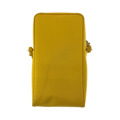 FENDI Shoulder Bag 7AS056 AG0P Nylon Yellow YellowMetal Shoulder Bag pochette logo Women