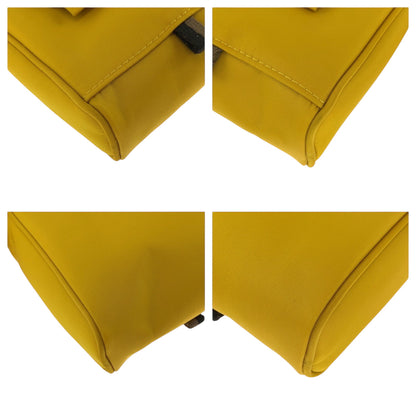 FENDI Shoulder Bag 7AS056 AG0P Nylon Yellow YellowMetal Shoulder Bag pochette logo Women