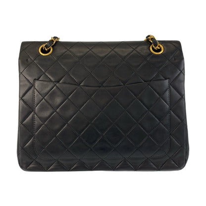CHANEL Shoulder Bag lambskin Black GoldMetal ChainShoulder Bag Matrasse Turnlock COCO Mark Double Flap Women