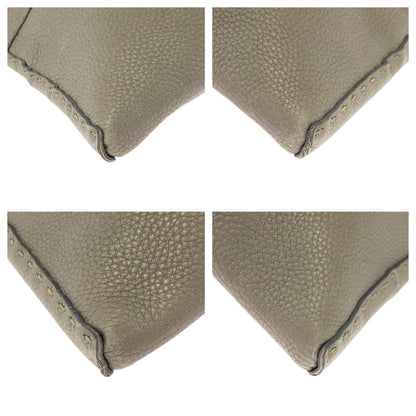 FENDI Shoulder Bag 2390-8BT093 leather Beige SilverMetal Shoulder Bag Crossbody Celeria Women
