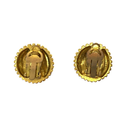 CHANEL Earring plating gold Earring COCO Mark Women