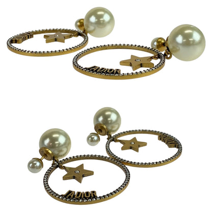 Dior Pierce Faux pearl, metal gold Pierce fake pearl JA DIOR Women
