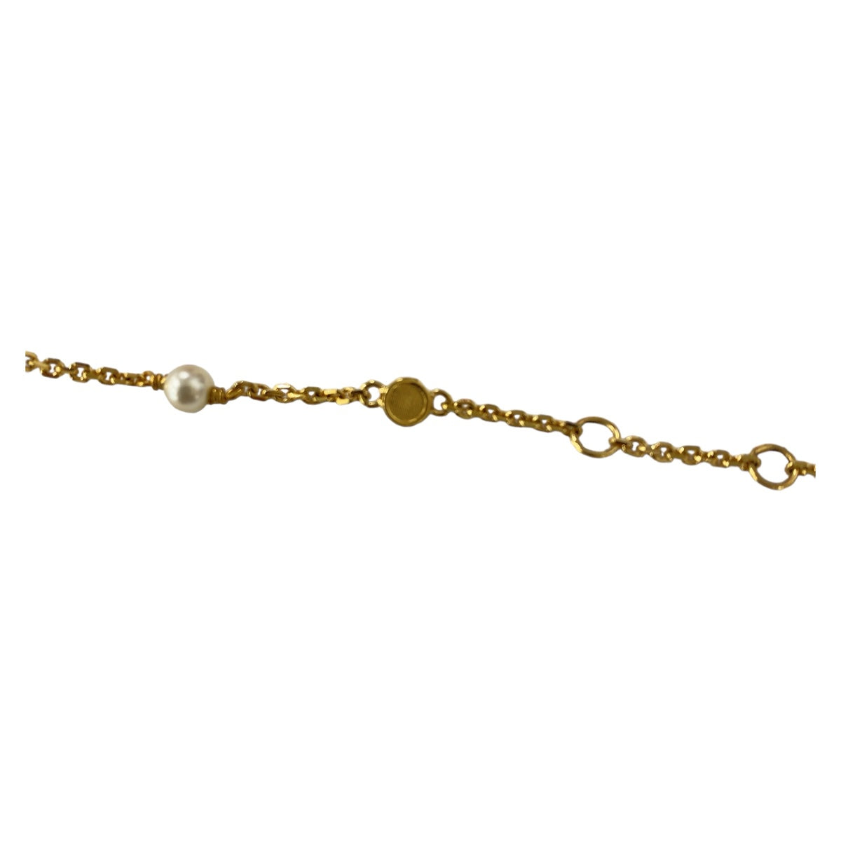 Dior bracelet metal gold CD logo