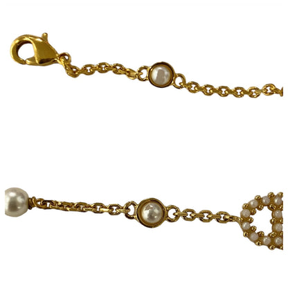 Dior bracelet metal gold CD logo