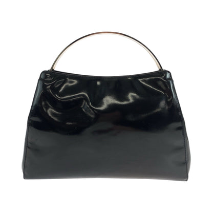 CHANEL Handbag enamel black Handbag Vanity bag Accessory pouch COCO Mark Women