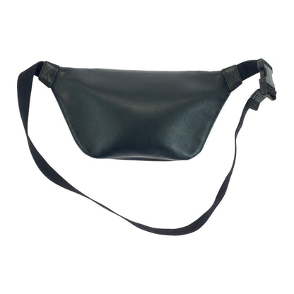 BALENCIAGA Sling bag 552376 leather black Sling bag Waist bag Unisex Every day Logo print mens
