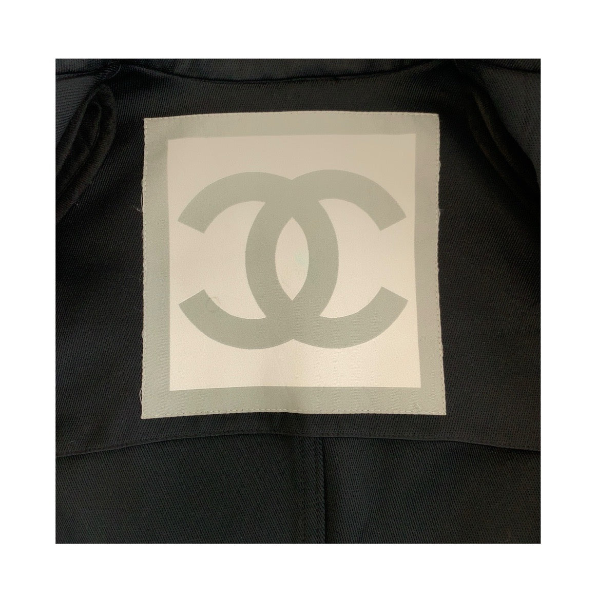 CHANEL tailored jacket P29264 cotton Black black Sports line COCO Mark 34