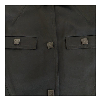 CHANEL tailored jacket P29264 cotton Black black Sports line COCO Mark 34