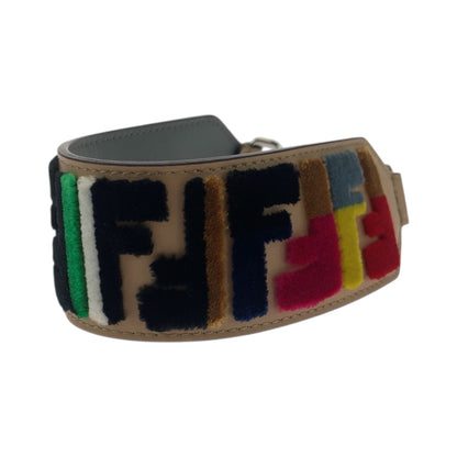 FENDI Shoulder strap leather multicolor shoulder strap only Zucca You Mini Women
