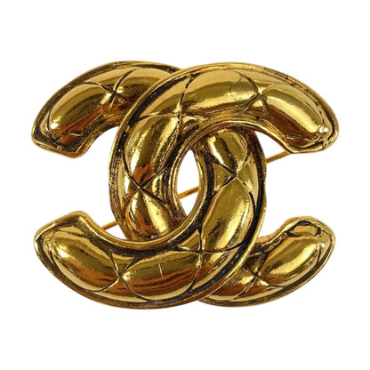 CHANEL Brooch plating gold Matrasse