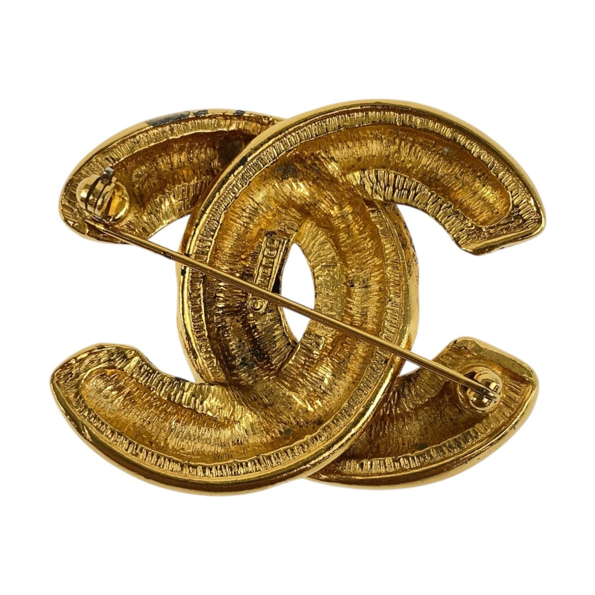 CHANEL Brooch plating gold Matrasse