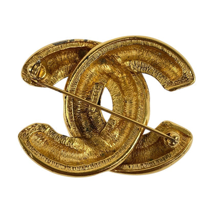 CHANEL Brooch plating gold Matrasse