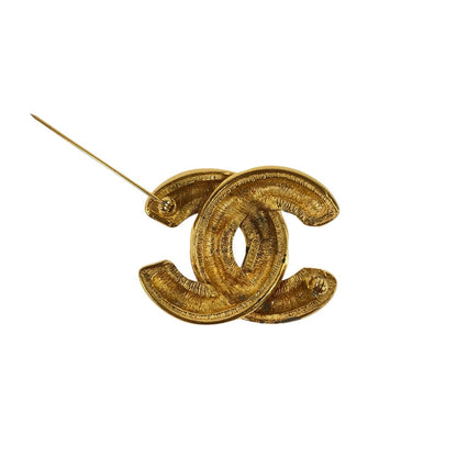 CHANEL Brooch plating gold Matrasse