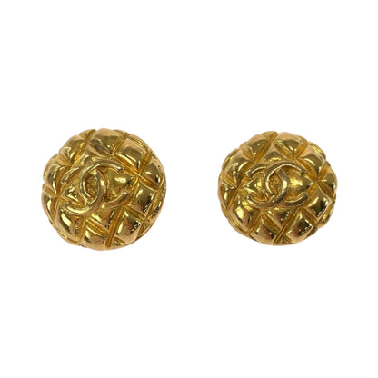 CHANEL Earring metal gold Earring Matrasse COCO Mark Women