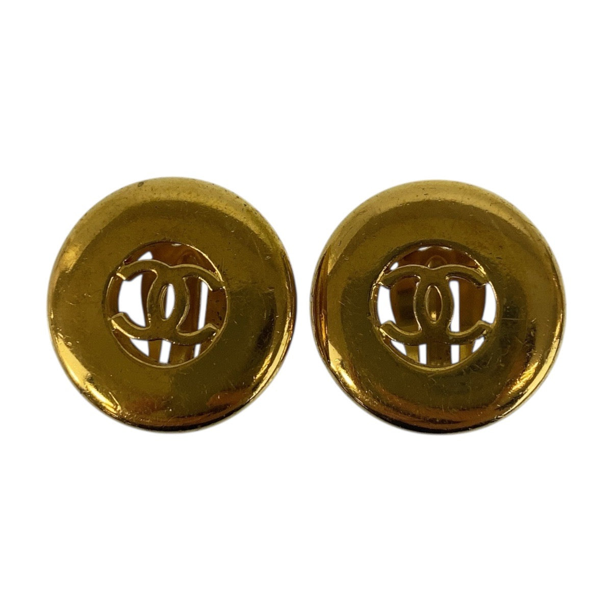 CHANEL Earring metal gold COCO Mark