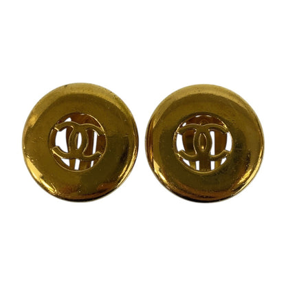 CHANEL Earring metal gold COCO Mark