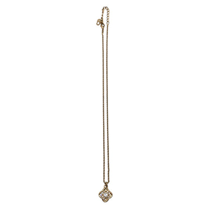 Dior Necklace metal gold Rhinestone