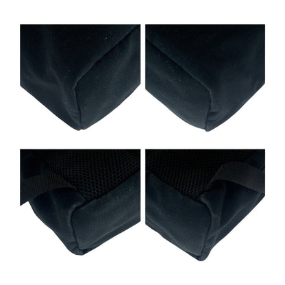 FENDI Backpack 7VZ044 canvas Black Brown Silver