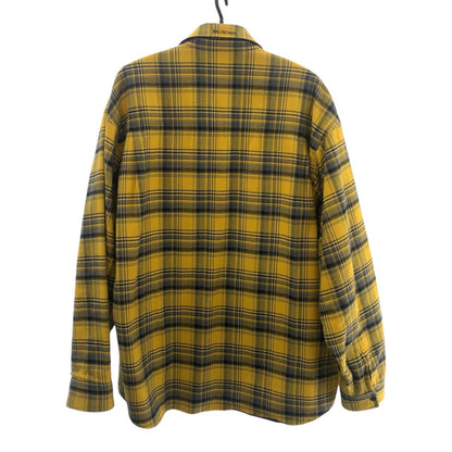 BALENCIAGA Long sleeve shirt 720105TNM27 cotton Yellow blue M