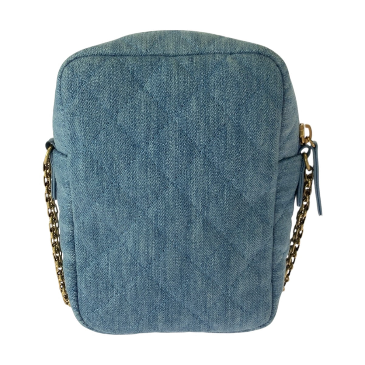 CHANEL Shoulder Bag denim Blue GoldMetal 2.55 quilting