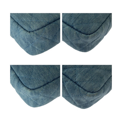 CHANEL Shoulder Bag denim Blue GoldMetal 2.55 quilting