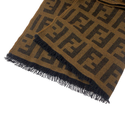 FENDI Stall wool Brown Zucca No Size (See Description)