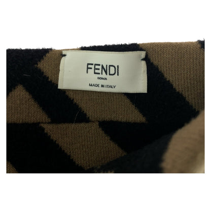 FENDI hair accessory FXT010 wool Brown black Zucca