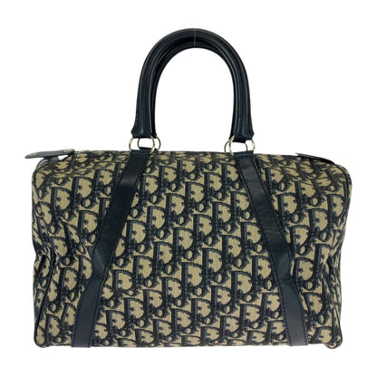 Dior Handbag canvas Navy Ivory Trotter