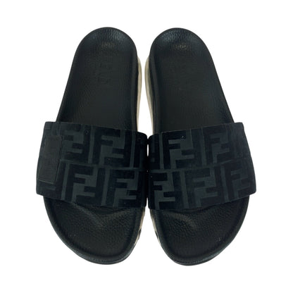 FENDI Sandals 7X1284 rubber black Zucca 7