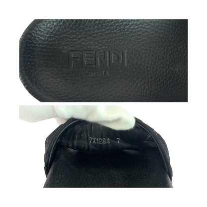 FENDI Sandals 7X1284 rubber black Zucca 7