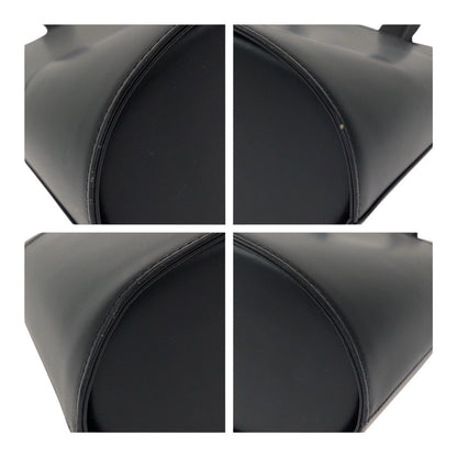 BURBERRY Tote Bag leather Black Silver Nova Check