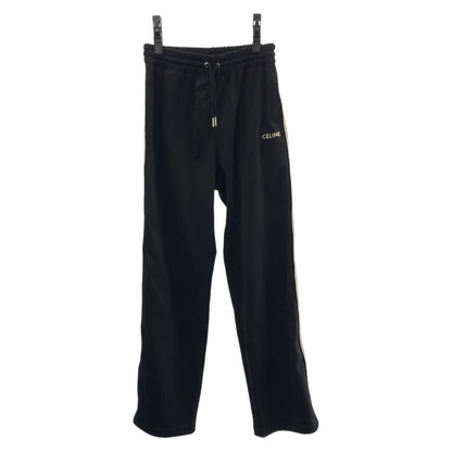 CELINE Pants polyester Black black logo XS