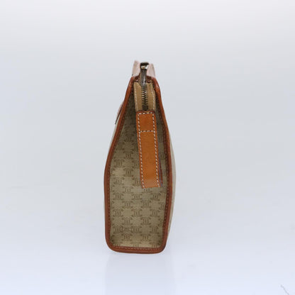 Luxury CELINE Macadam Canvas Clutch Bag Beige  51311