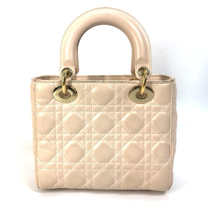 Dior Handbag leather beige Shoulder Bag Crossbody bag Lady Dior Women