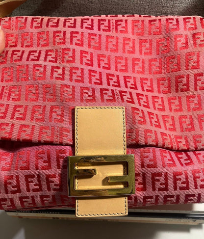 Fendi Mamma Baguette Pink Zucchino print