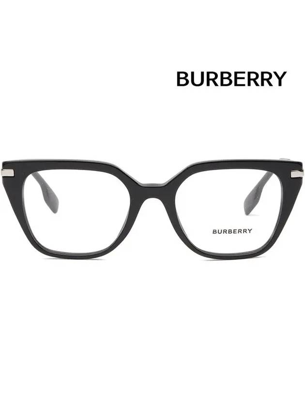 Luxury Burberry Eyewear Square Eyeglasses Black