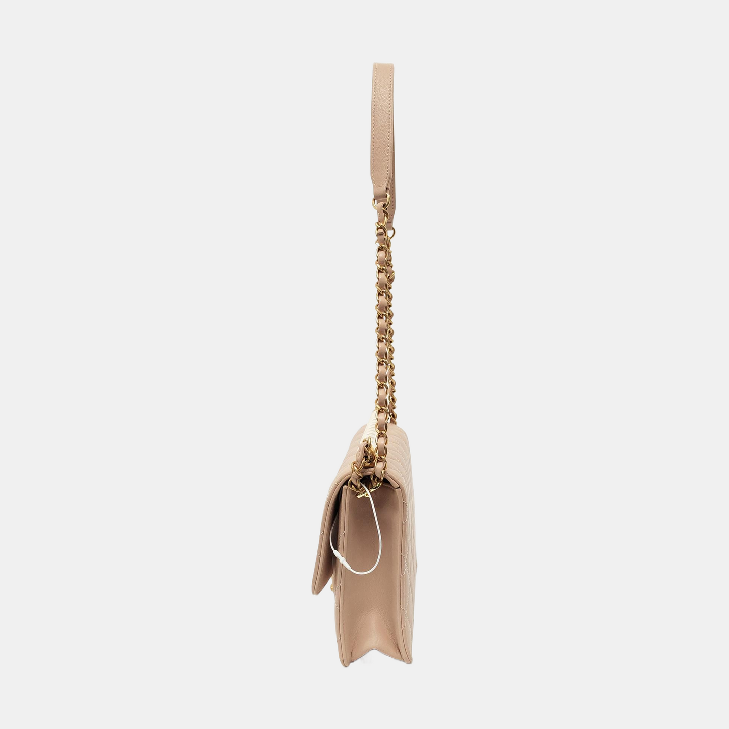 Chanel Classic Vertical Pearl Small Light Pink Flap Bag Gold Hardware