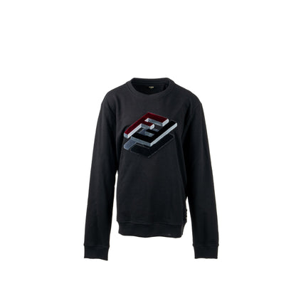 Fendi size print sweatshirt Viscose black