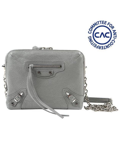 Luxury Balenciaga Trending 2025 Classic Reporter Chain Cross Bag Grey