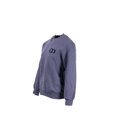 Dior Size S Embossed Sweatshirt Cotton Purple Grey
