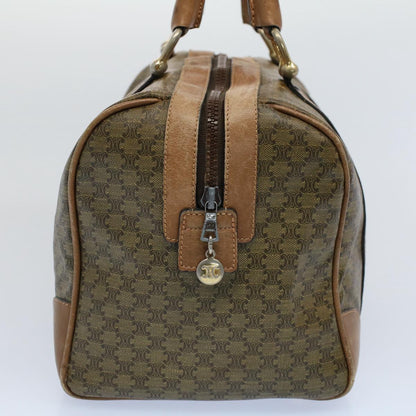 Luxury CELINE Macadam Canvas Hand Bag Brown  54043